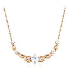 Бронницкий Ювелир Колье из красного золота 14311836, 45 см, 5.35 г