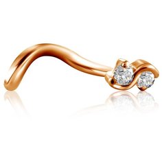 Бронницкий Ювелир Пирсинг из красного золота 16619001000