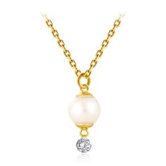 Бронницкий Ювелир Колье из желтого золота 54319893, 47 см, 2.14 г