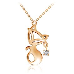 Бронницкий Ювелир Колье из красного золота 14309591, 47 см, 2.14 г