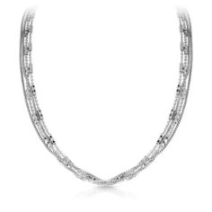 Бронницкий Ювелир Колье из серебра 985-07, 40 см, 8.4 г