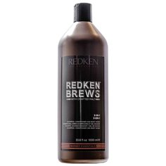Шампунь, кондиционер и гель для душа Redken Brews, 1000 мл