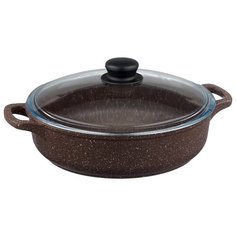 Кастрюля-жаровня Традиция Доломит ТД9263 2,7 л, коричневый