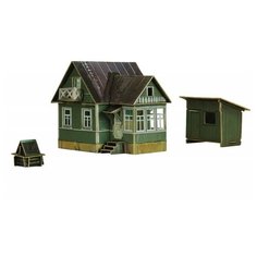 Сборная модель Умная Бумага Летний домик (эпоха IV) 1966-1985 СССР (300) 1:87