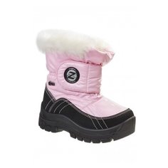 Сноубутсы Зебра размер 23, 9 розовый