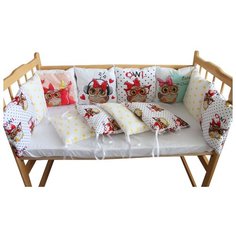 Valena бортики в кроватку Совунья белый