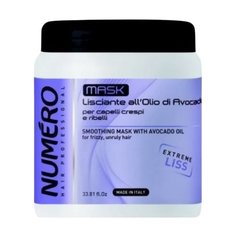 Brelil Professional Numero Маска для волос разглаживающая с маслом авокадо, 1000 мл