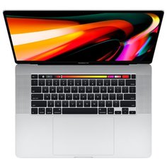 Ноутбук Apple MacBook Pro 16 with Retina display and Touch Bar Late 2019 (Intel Core i9 2300 MHz/16"/3072x1920/16GB/1024GB SSD/DVD нет/AMD Radeon Pro 5500M 4GB/Wi-Fi/Bluetooth/macOS) MVVM2RU/A серебристый