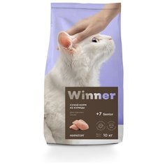 Корм для пожилых кошек Winner с курицей 10 кг
