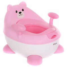 Pituso горшок Мишутка розовый