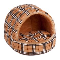 Домик для кошек, для собак Зоо Фортуна Эстрада люкс 2 №2 (м-006) 43х38х37 см коричневый