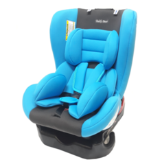 Автокресло группа 0/1 (до 18 кг) Мишутка YB 101A, blue/grey