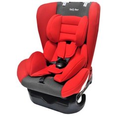 Автокресло группа 0/1 (до 18 кг) Мишутка YB 101A, red/black dot