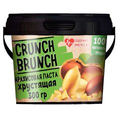Crunch Brunch Арахисовая паста Хрустящая, 300 г