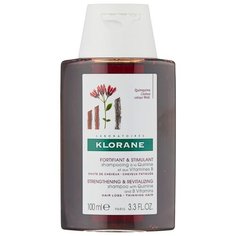 Klorane шампунь Strengthening & Revitalizing Shampoo with quinine and B vitamins 100 мл