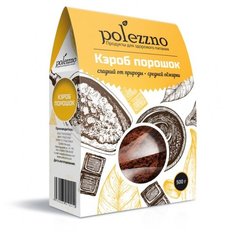 POLEZZNO Кэроб обжаренный в порошке, коробка, 500 г