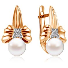 Бронницкий Ювелир Серьги из красного золота С142-4547