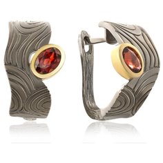 Бронницкий Ювелир Серьги из серебра TSYE00876-E-GR