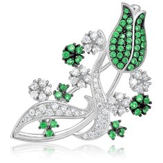 Бронницкий Ювелир Брошь из серебра 2700026-00455