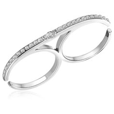 Бронницкий Ювелир Кольцо из белого золота 65111664, размер 16.5