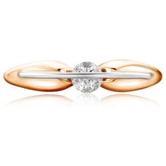 Бронницкий Ювелир Кольцо из красного золота R5319145, размер 16