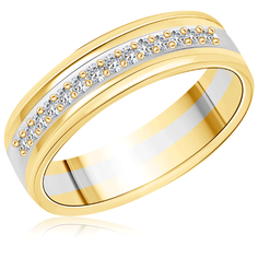 Бронницкий Ювелир Кольцо из желтого золота 04К1018, размер 21