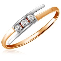 Бронницкий Ювелир Кольцо из красного золота R5311629, размер 16