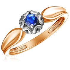 Бронницкий Ювелир Кольцо из красного золота 13093-102, размер 16