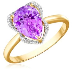 Бронницкий Ювелир Кольцо из желтого золота D0001451305, размер 17.5