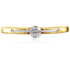 Бронницкий Ювелир Кольцо из желтого золота L5319146, размер 16.5