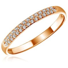 Бронницкий Ювелир Кольцо из красного золота 15311643, размер 16