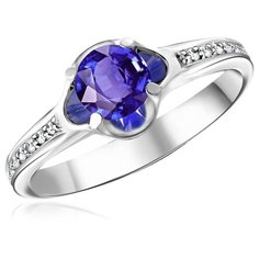 Бронницкий Ювелир Кольцо из белого золота 65319850, размер 17.5