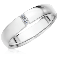 Бронницкий Ювелир Кольцо из белого золота 65119716, размер 19