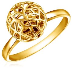 Бронницкий Ювелир Кольцо из желтого золота 55310744, размер 17