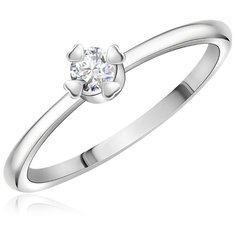 Бронницкий Ювелир Кольцо из белого золота 65319016, размер 16