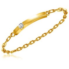 Бронницкий Ювелир Кольцо из желтого золота 55319519, размер 17.5