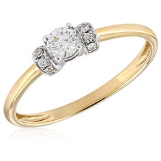 Бронницкий Ювелир Кольцо из желтого золота юпR-47598, размер 16