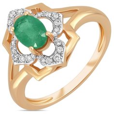 Бронницкий Ювелир Кольцо из красного золота R01-D-RR030015AEM, размер 16.5