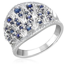 Бронницкий Ювелир Кольцо из белого золота D0001656305, размер 17