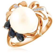 Бронницкий Ювелир Кольцо из красного золота R01-D-R59462-SACP, размер 16.5