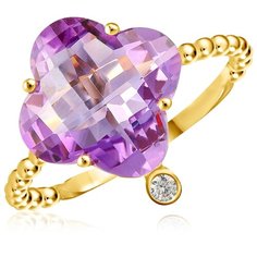 Бронницкий Ювелир Кольцо из желтого золота D0001565305, размер 16.5