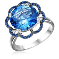 Бронницкий Ювелир Кольцо из белого золота D0000776305, размер 16.5