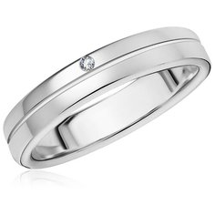 Бронницкий Ювелир Кольцо из белого золота 65619003, размер 18.5