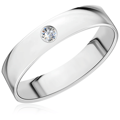 Бронницкий Ювелир Кольцо из белого золота 65029663, размер 20.5