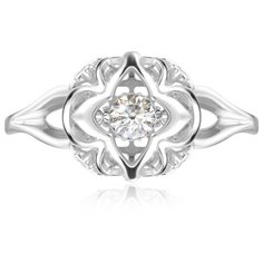 Бронницкий Ювелир Кольцо из белого золота RD65319372, размер 16.5