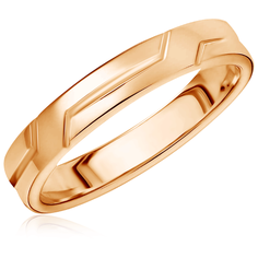 Бронницкий Ювелир Кольцо из красного золота 15610101, размер 21