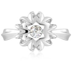 Бронницкий Ювелир Кольцо из белого золота RD65319364, размер 17