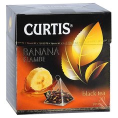 Чай черный Curtis Banana Flambe в пирамидках, 20 шт.