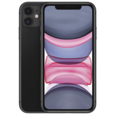 Смартфон Apple iPhone 11 128GB черный (MWM02RU/A)