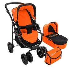 Коляска-трансформер Buggy Boom Amidea (9000) оранжевый/черный
